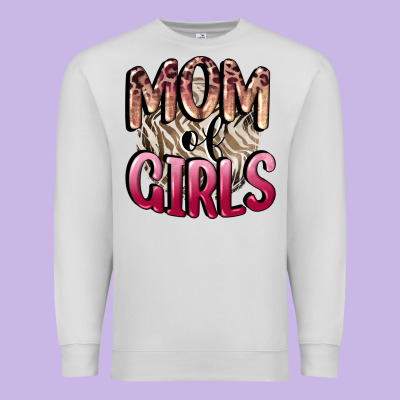 Mom Of Girls Mother's Day Premium Sweatshirt Designed By Cowgirlartshop