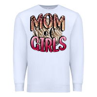 White Mom of Girls Mother's Day Premium Sweatshirt - CowGirlArtShop