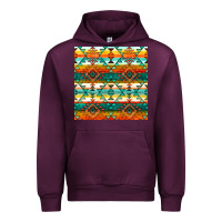 Mauve Wine native american aztec seamless pattern 1 Urban Hoodie - BundleAndBundleShop
