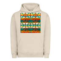 Pigment French Oak native american aztec seamless pattern 1 Urban Hoodie - BundleAndBundleShop