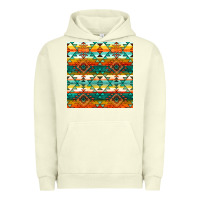 Pigment Pistachio native american aztec seamless pattern 1 Urban Hoodie - BundleAndBundleShop