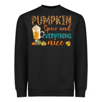 Black pumpkin spice and everything nice Heavyweight Sweatshirt - BundleAndBundleShop