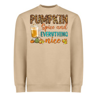 Pumpkin Spice And Everything Nice Heavyweight Sweatshirt | Teevron
