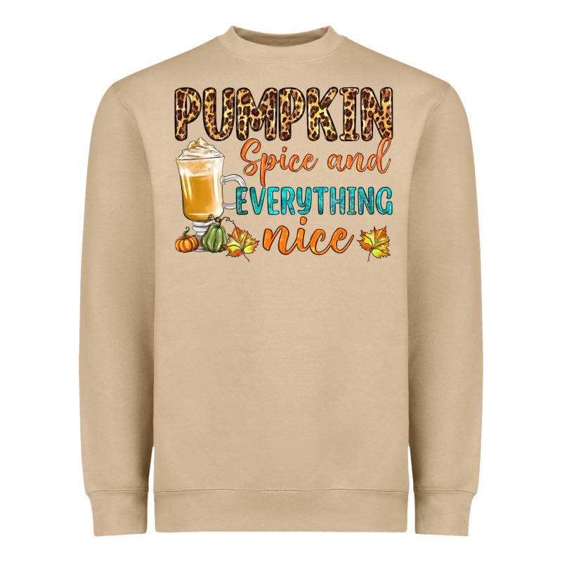 Pumpkin Spice And Everything Nice Heavyweight Sweatshirt by BundleAndBundleShop | Teevron