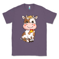 Lavender cartoon cow Classic Tee - NancyCooperArtShop