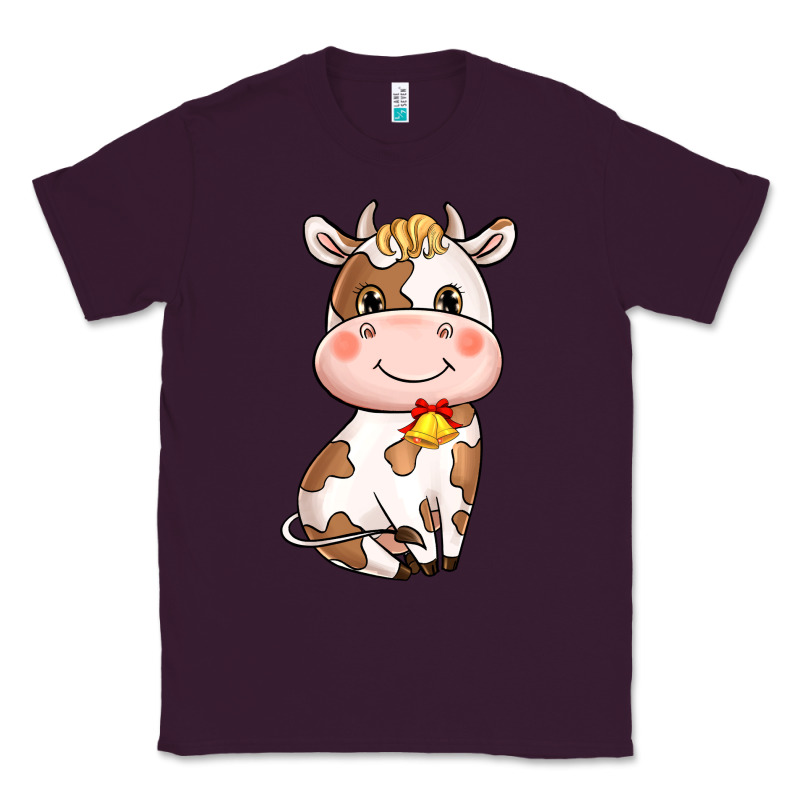 Cartoon Cow Classic Tee by NancyCooperArtShop | Teevron
