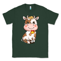 Sports Green cartoon cow Classic Tee - NancyCooperArtShop