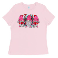 Bubblegum Pink gnomies valentines day Ladies Tee - JahusDesignShop