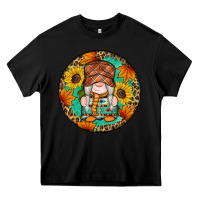 Black fall gnomes round earrings 2 Heavy Core Tee - Artiststas