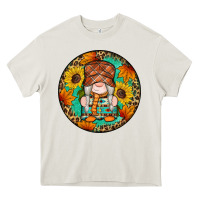 Fall Gnomes Round Earrings 2 Heavy Core Tee | Teevron