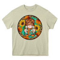 Mossy fall gnomes round earrings 2 Heavy Core Tee - Artiststas