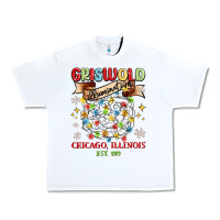 White griswold illumination Urban Heavy Tee - MaliasSmallBusiness