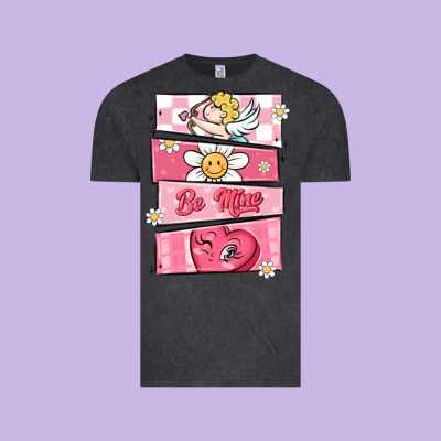 Trendy Valentines Day Retro Characters Vintage Tee Designed By Maliassmallbusiness