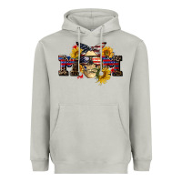 Moon Dust american mom skull Heavyweight Hoodie - CowGirlArtShop