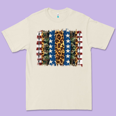 Usa Army Pattern Brushstroke Premium Tee Designed By Artiststas
