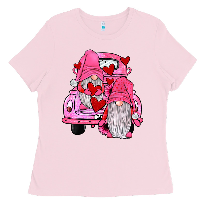 Farm Truck,gnomies Valentines Ladies Tee by JahusDesignShop | Teevron