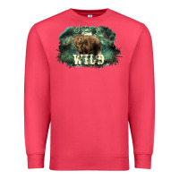 Cardinal Stay wild night Grizzly Bear Premium Sweatshirt - HowdyJamesFarm
