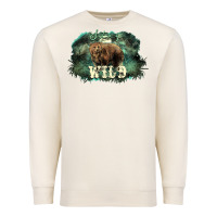 Sandshell Stay wild night Grizzly Bear Premium Sweatshirt - HowdyJamesFarm