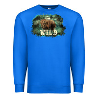 True Royal Stay wild night Grizzly Bear Premium Sweatshirt - HowdyJamesFarm