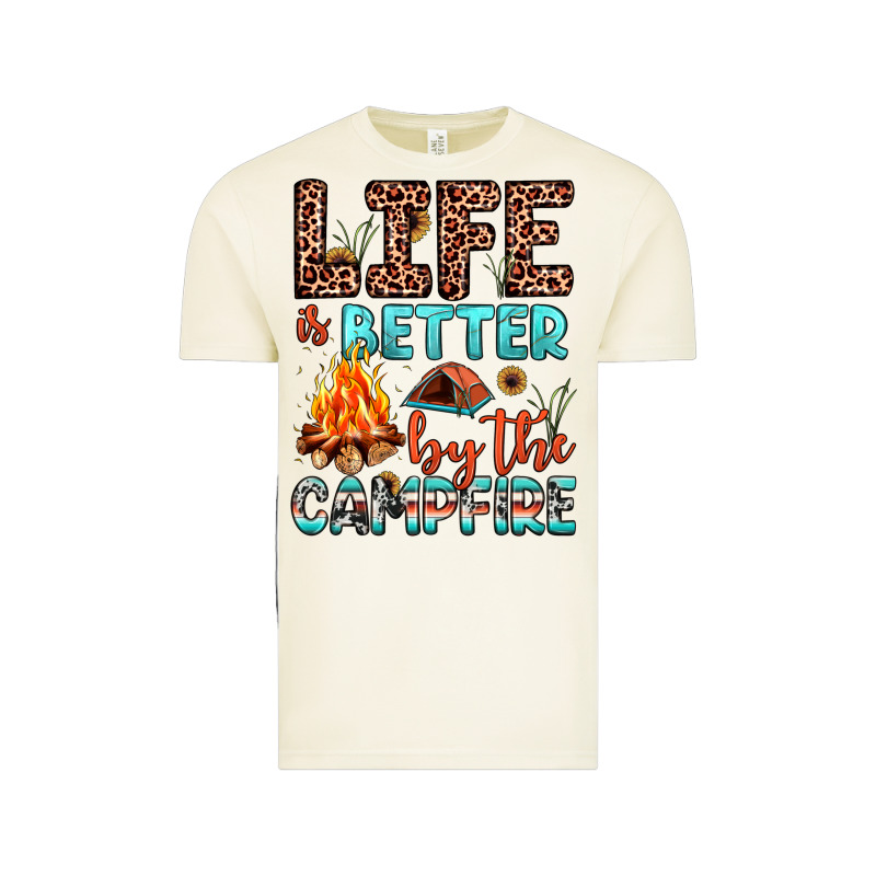 Life Is Better By The Campfire Vintage Tee by JahusDesignShop | Teevron