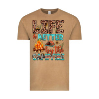 Vintage Camel life is better by the campfire Vintage Tee - JahusDesignShop