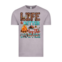 Vintage Zinc life is better by the campfire Vintage Tee - JahusDesignShop