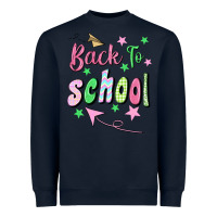Navy Back To School Heavyweight Sweatshirt - BundleAndBundleShop