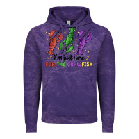 Cloud Purple i'm just here for the crawfish Vintage Hoodie - MaliasSmallBusiness
