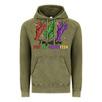 Vintage Olive i'm just here for the crawfish Vintage Hoodie - MaliasSmallBusiness