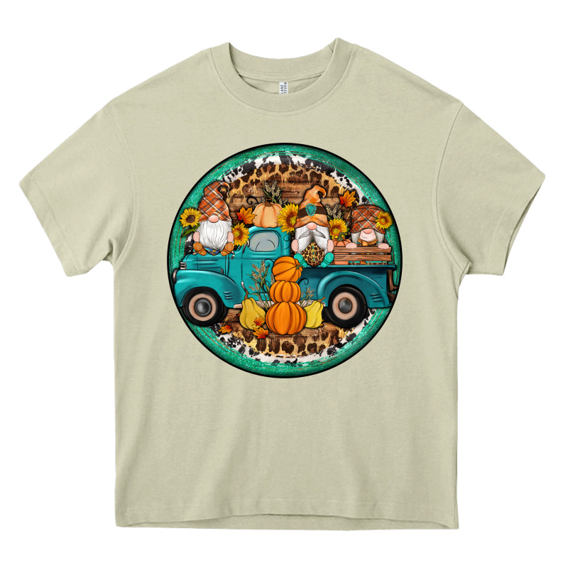 Fall Gnomes Round Earrings 3 Heavy Core Tee by Artiststas | Teevron