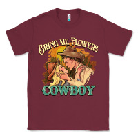 Burgundy bring me flowers cowboy Classic Tee - NancyCooperArtShop