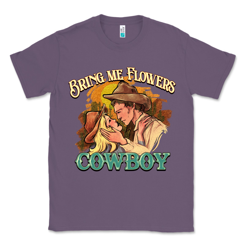 Bring Me Flowers Cowboy Classic Tee by NancyCooperArtShop | Teevron