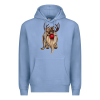 Colony Blue deer gnome Premium Hoodie - CowGirlArtShop