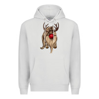 Dove Grey deer gnome Premium Hoodie - CowGirlArtShop