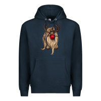 Navy deer gnome Premium Hoodie - CowGirlArtShop