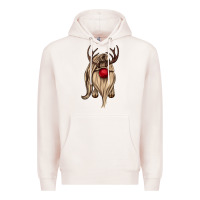 Pale Pink deer gnome Premium Hoodie - CowGirlArtShop