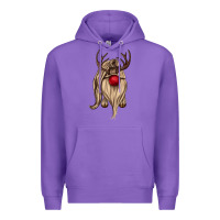 Purple deer gnome Premium Hoodie - CowGirlArtShop