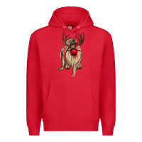 Red deer gnome Premium Hoodie - CowGirlArtShop