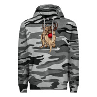 Slate Camo deer gnome Premium Hoodie - CowGirlArtShop