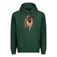Sports Green deer gnome Premium Hoodie - CowGirlArtShop