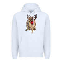 White deer gnome Premium Hoodie - CowGirlArtShop