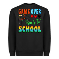 Black game over back to school Heavyweight Sweatshirt - BundleAndBundleShop