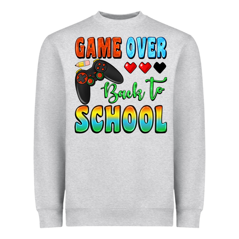 Game Over Back To School Heavyweight Sweatshirt by BundleAndBundleShop | Teevron