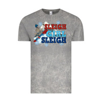 Cloud Rock winter sleigh girl sleigh Vintage Tee - NancyCooperArtShop