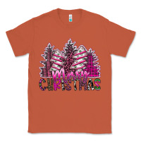 Copper Merry Christmas pink  trees Classic Tee - CowhideDigitalArt