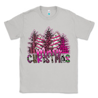 Moon Dust Merry Christmas pink  trees Classic Tee - CowhideDigitalArt
