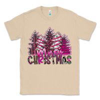Mushroom Merry Christmas pink  trees Classic Tee - CowhideDigitalArt