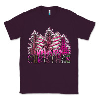 Plum Merry Christmas pink  trees Classic Tee - CowhideDigitalArt