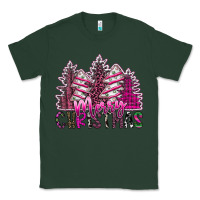 Sports Green Merry Christmas pink  trees Classic Tee - CowhideDigitalArt