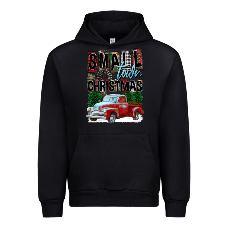 Small Town Christmas Urban Hoodie by FaDigitalArtStudio | Teevron